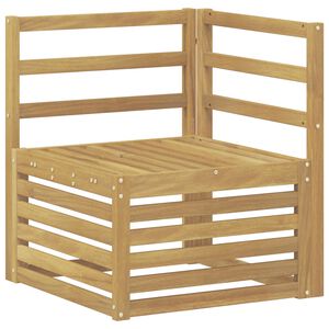 vidaXL Sofa narożna na zewnątrz Lite Drewno Akacji Biały