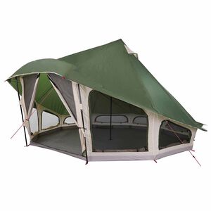 vidaXL Namiot Tipi z dachem Zielony 508 x 470 x 300 cm tafta