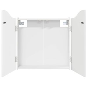vidaXL Szafka na tarczę do rzutk&oacute;w Biały 56 x 12 x 63 cm