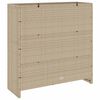 vidaXL Szafka do przechowywania Beżowy 100 x 36 x 102 cm rattan