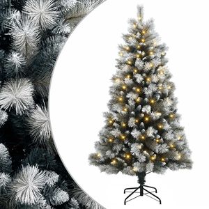vidaXL Sztuczna choinka z zawiasami 120 cm 150 LED Ciepła biel