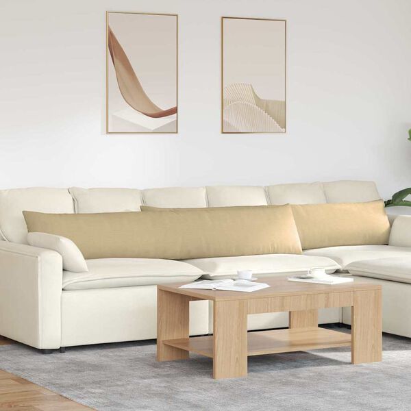 vidaXL Poduszki na sofę 2 pcs Szary zielony 200 x 40 cm