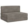 vidaXL Składana Sofa Ł&oacute;żko jasnoszary 70 x 72 x 60 cm tkanina