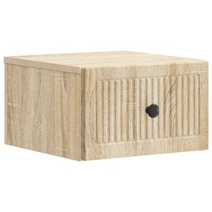 vidaXL Wisząca Szafka Nocna dąb Sonoma 33 x 34,5 x 20 cm