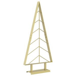 vidaXL Metalowa choinka ze stojakiem KUOPIO 90 cm Stal złoty