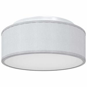 vidaXL Lampa Sufitowa Z reflektorami Szary 30 x 30 x 13,5 cm tkanina