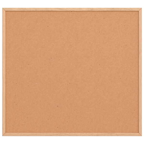 vidaXL Tablica korkowa z ramą z litego drewna sosnowego 60x55 cm