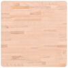 vidaXL Blat do stolika, 60x60x1,5 cm, kwadratowy, lite drewno bukowe