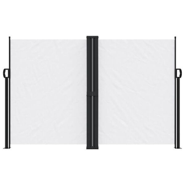 vidaXL Zwijana markiza boczna, biała, 160x600 cm