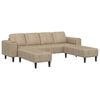 vidaXL Sofa do salonu 3 pcs Jasnoszary
