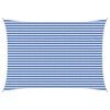 vidaXL Żagiel przeciwsłoneczny Niebieski i biały 3,5 x 4,5 m HDPE