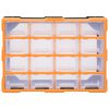 vidaXL Organizer z 16 średnimi szufladkami, 52x16x37 cm