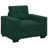 vidaXL Sofa Fotel Ciemnozielony 100x78x80 cm Aksamit