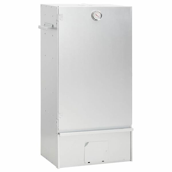 vidaXL Wędzarnia z wi&oacute;rami drewnianymi, 44,5x29x83 cm, stal