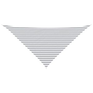 vidaXL Żagiel przeciwsłoneczny Jasnoszary i biały. 4 x 4 x 5,8 m