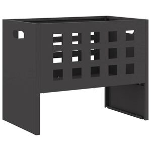 vidaXL Kominek Czarny 50 x 30 x 40 cm Stal