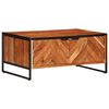 vidaXL Stolik kawowy, 90x55x40 cm, lite drewno akacjowe