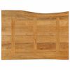 vidaXL Blat stołu, 90x60x2,5 cm, naturalna krawędź, lite drewno mango