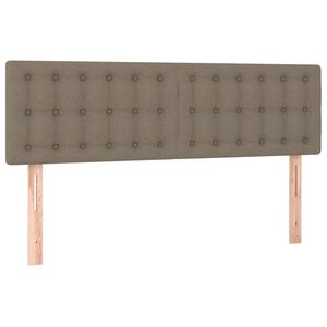 vidaXL Zagł&oacute;wki, taupe, 144x5x78/88 cm, tkanina