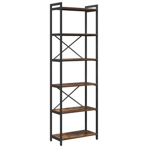 vidaXL P&oacute;łka na książki 60 x 30 x 189,5 cm Drewno inżynieryjne