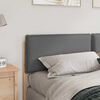 vidaXL Tapicerowane wezgłowie Naturalny i Jasny Szary 200 cm