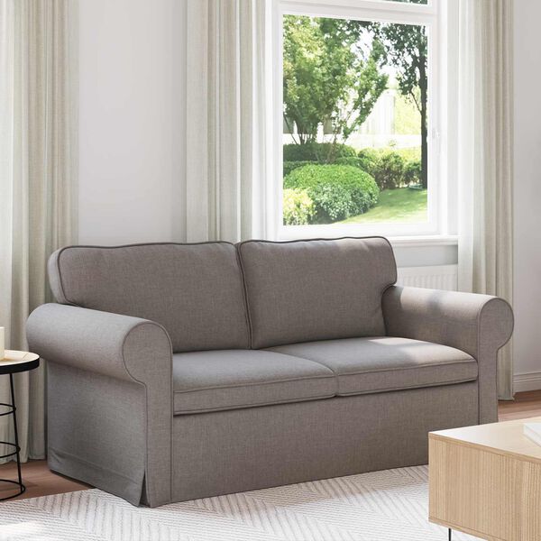 vidaXL Sofa Ciemnoszary