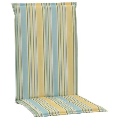 vidaXL Poduszki na krzesła ogrodowe, 4 szt., kolorowe, 120x50x3 cm