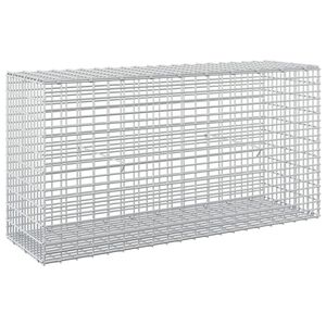 vidaXL Gabion z drutu 5 mm i siatką 5x2,5 cm 100x30x50 cm