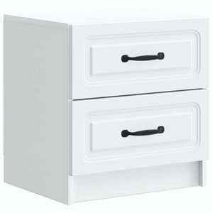 vidaXL Szafka Nocna Biały 43 x 34,5 x 44,5 cm Drewno inżynieryjne