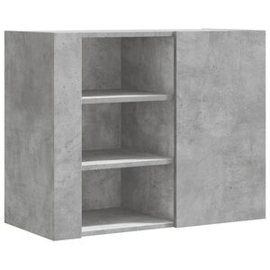 vidaXL Szafka wisząca, szarość betonu, 75x35x60 cm