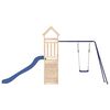 vidaXL Plac zabaw do ogrodu, lite drewno sosnowe