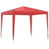 vidaXL Namiot Imprezowy 250 x 250 x 240 cm czerwony PE i stal