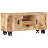 vidaXL Szafka pod telewizor z chropowatego drewna mango, 110x30x50 cm