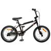 vidaXL BMX 18 Cali dla dzieci w wieku 7-10 lat Czarny