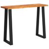 vidaXL Stolik konsolowy, 110x35x80 cm, lite drewno akacjowe