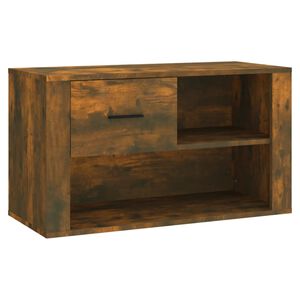 vidaXL Szafka na buty, przydymiony dąb, 80x35x45 cm