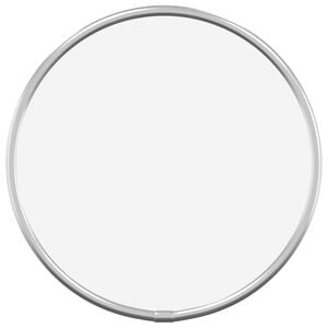 vidaXL Lustro ścienne, srebrne, &Oslash; 20 cm, okrągłe