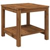 vidaXL Stolik kawowy naturalny 48,5 x 49 x 45 cm Lite Drewno Akacji