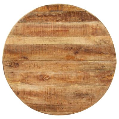 vidaXL Okrągły stół jadalniany, 100x100x75 cm, surowe drewno mango