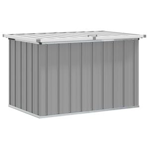 vidaXL Skrzynia ogrodowa do przechowywania, szara, 109x67x65 cm