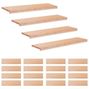 vidaXL Nakładki na schody 20 szt. 90 x 30 x 2 cm naturalny