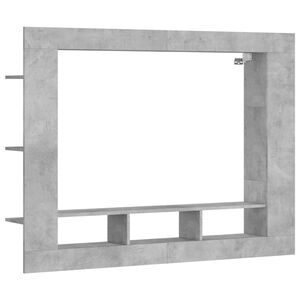 vidaXL Szafka pod TV, szarość betonu, 152x22x113 cm