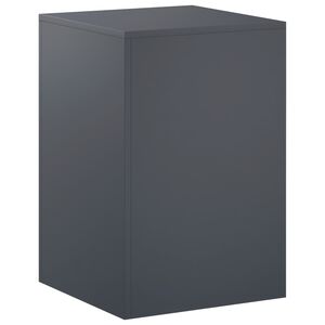 vidaXL Stojak na rośliny antracytowy 40 x 40 x 60 cm Stal nierdzewna