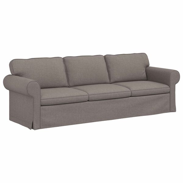 vidaXL Sofa Ciemnoszary