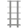 vidaXL Regał na książki/przegroda, szarość betonu, 80x30x160 cm