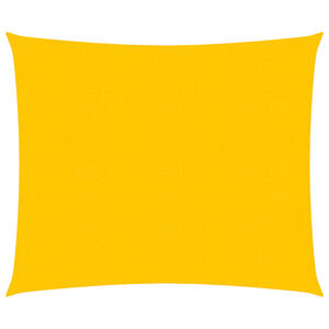 vidaXL Żagiel przeciwsłoneczny, 160 g/m&sup2;, ż&oacute;łty, 4x4 m, HDPE