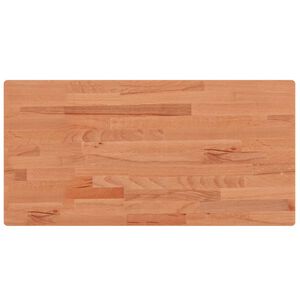 vidaXL Blat do łazienki, 100x50x1,5 cm, lite drewno bukowe