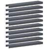 vidaXL Profil nakładkowy ogrodowy 10 szt. 100 x 20 x 5 cm Stal