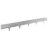 vidaXL Krawężnik do trawnika 10 pcs 100 x 12 cm Stal srebrny