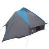 vidaXL Namiot Teepee z dachem Niebieski i szary 490 x 410 x 210 cm